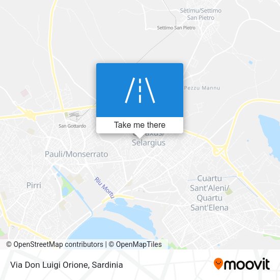 Via Don Luigi Orione map