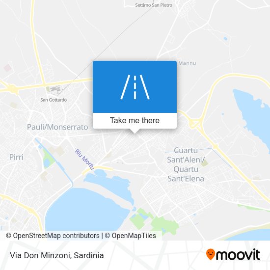 Via Don Minzoni map