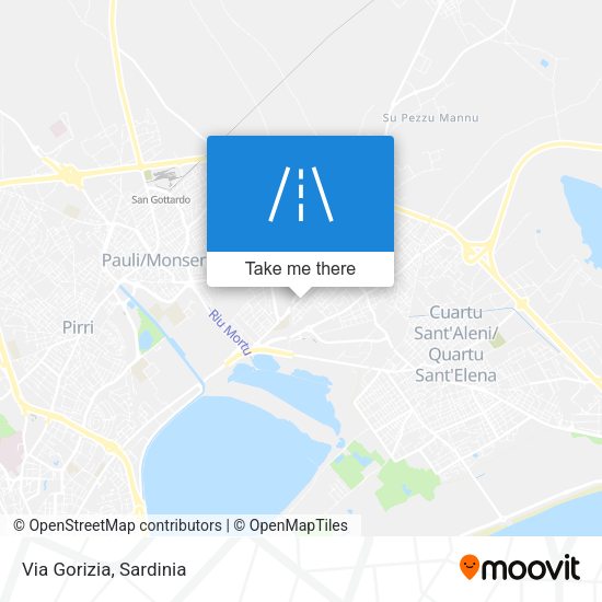 Via Gorizia map