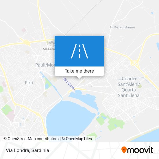Via Londra map