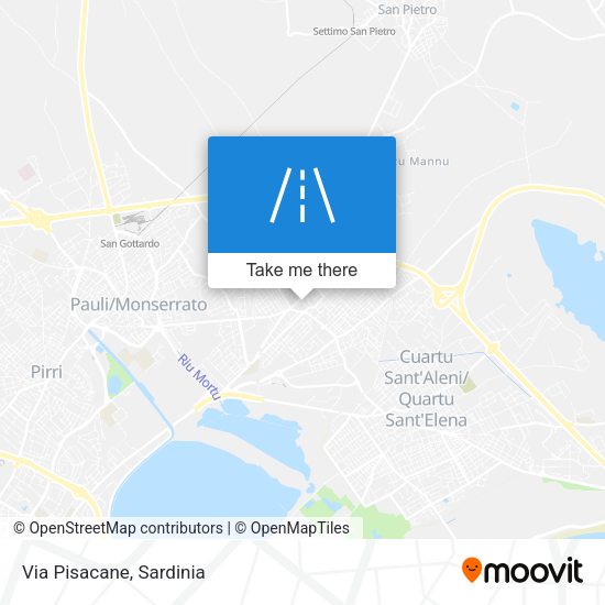 Via Pisacane map
