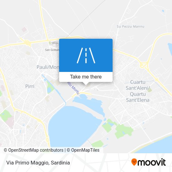 Via Primo Maggio map