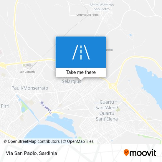 Via San Paolo map
