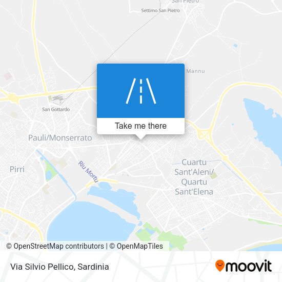 Via Silvio Pellico map