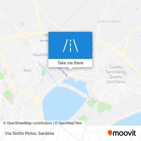 Via Siotto Pintor map
