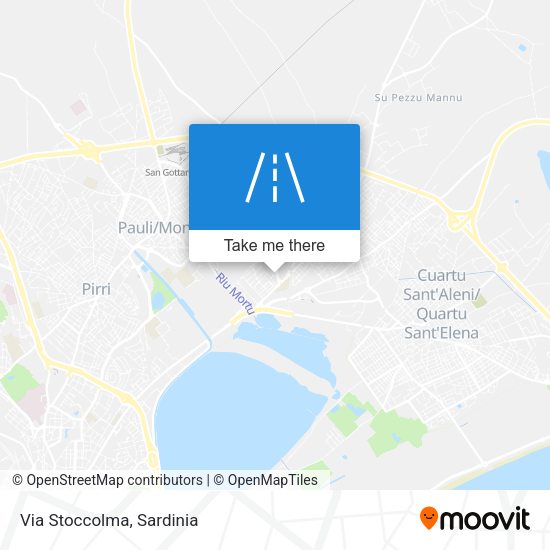 Via Stoccolma map