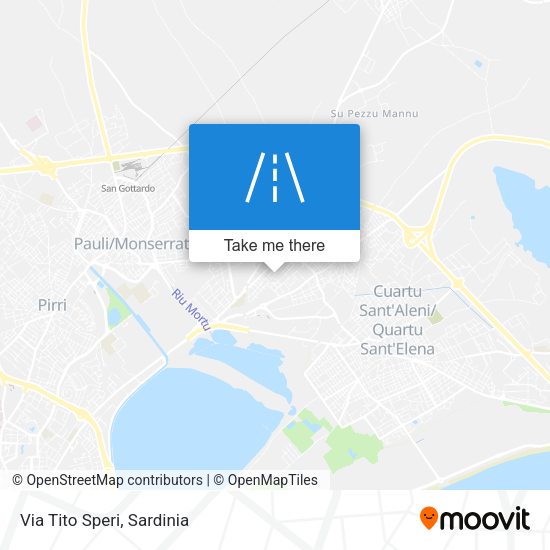 Via Tito Speri map