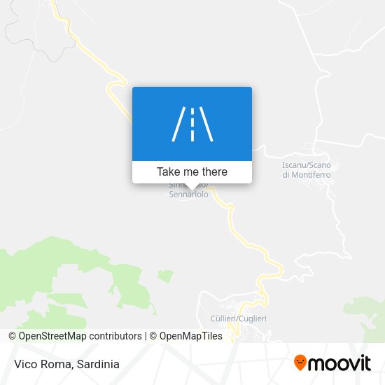 Vico Roma map