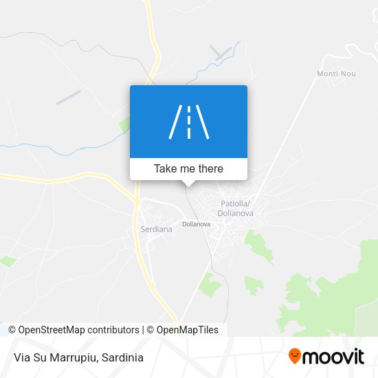 Via Su Marrupiu map