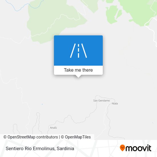 Sentiero Rio Ermolinus map