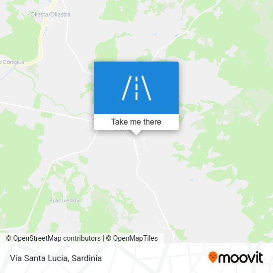 Via Santa Lucia map