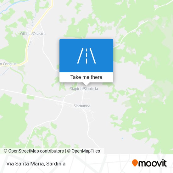 Via Santa Maria map