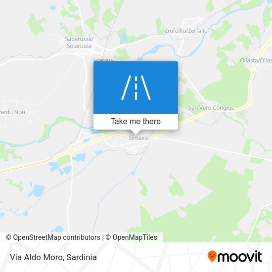 Via Aldo Moro map