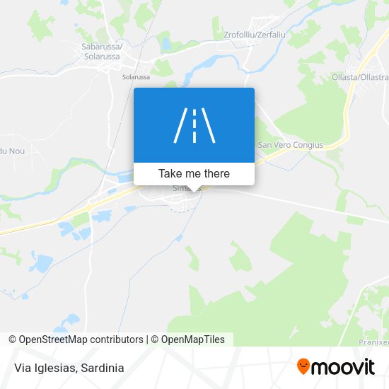 Via Iglesias map
