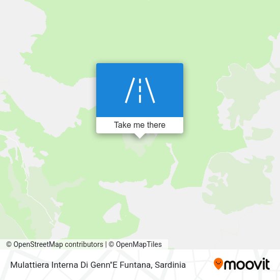 Mulattiera Interna Di Genn''E Funtana map