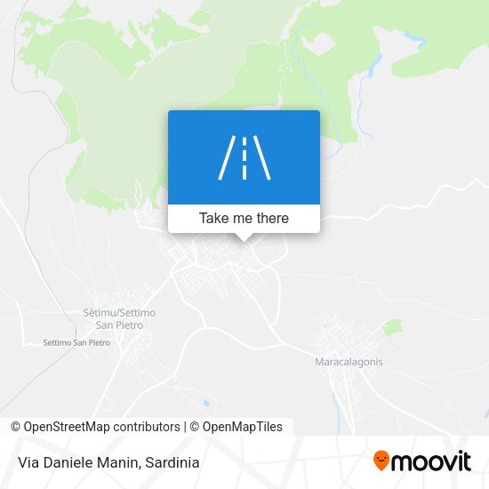 Via Daniele Manin map