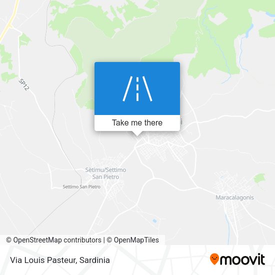 Via Louis Pasteur map