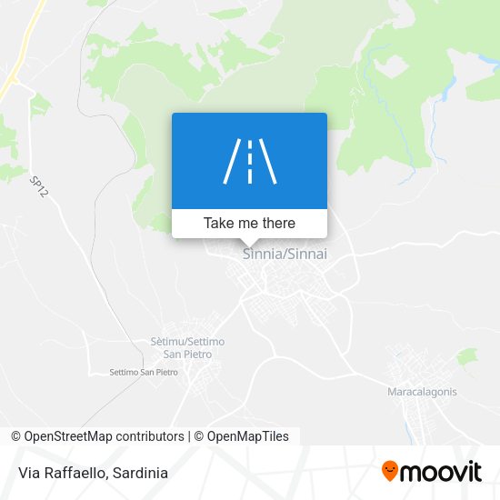 Via Raffaello map
