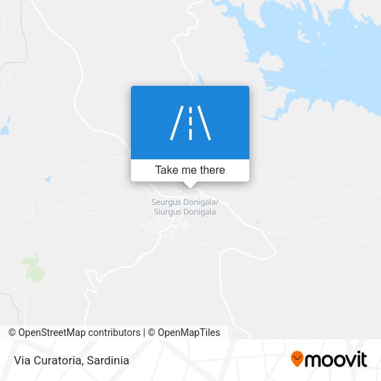 Via Curatoria map