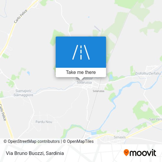 Via Bruno Buozzi map
