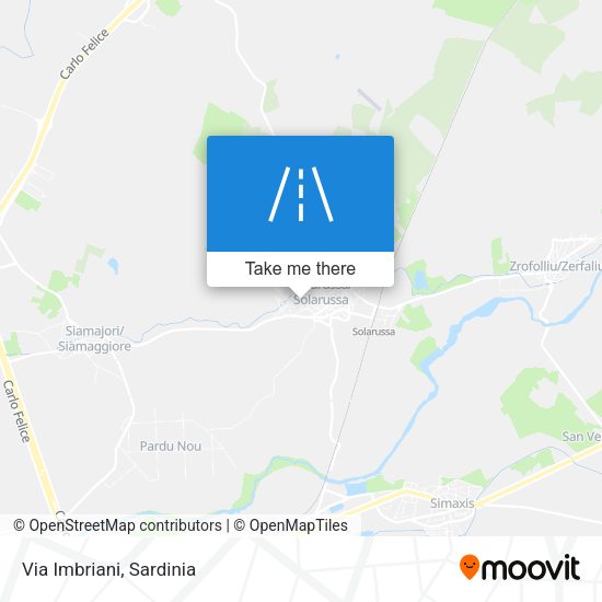 Via Imbriani map