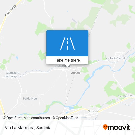 Via La Marmora map
