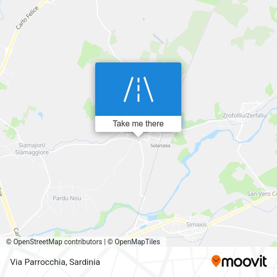 Via Parrocchia map