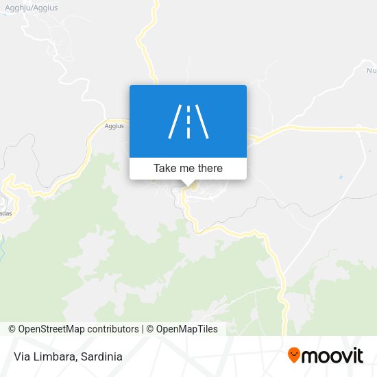 Via Limbara map