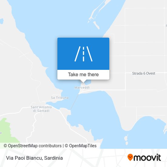 Via Paoi Biancu map