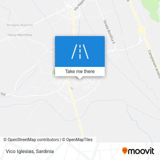 Vico Iglesias map