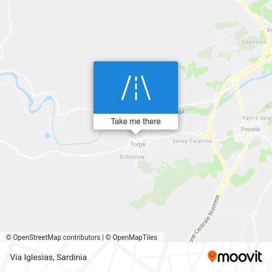 Via Iglesias map
