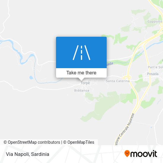 Via Napoli map