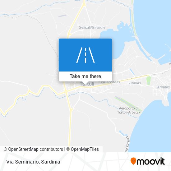 Via Seminario map