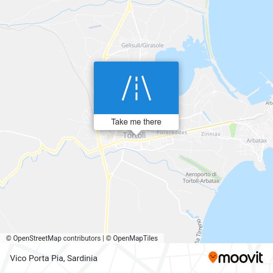 Vico Porta Pia map