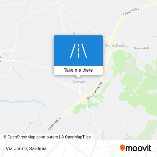 Via Jenne map