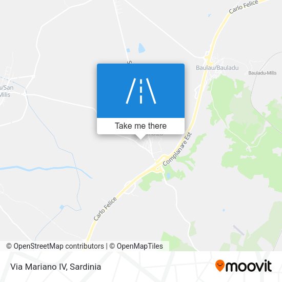 Via Mariano IV map