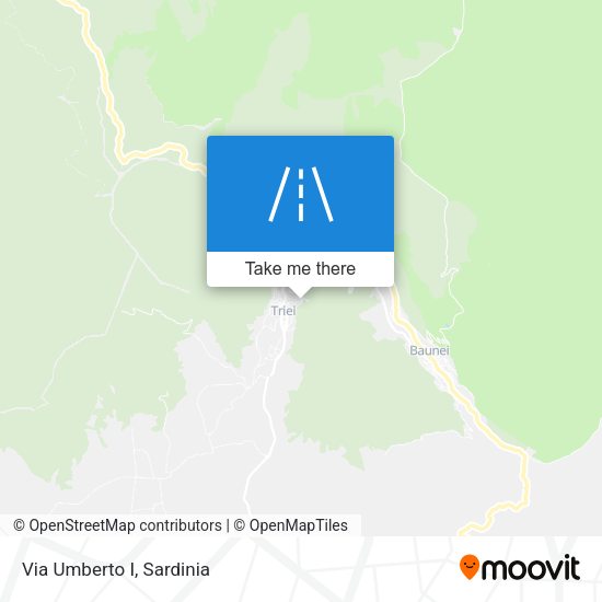 Via Umberto I map