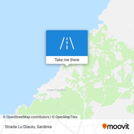Strada Lu Diaulu map