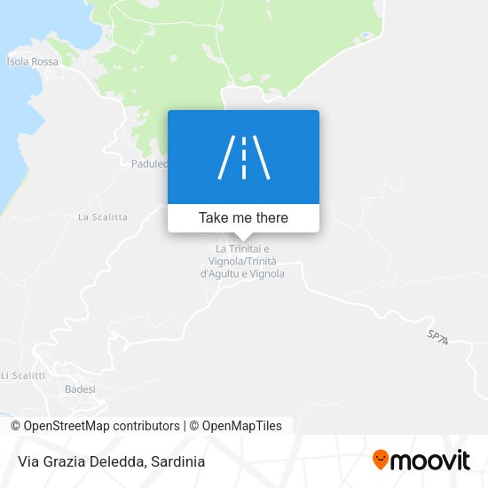 Via Grazia Deledda map