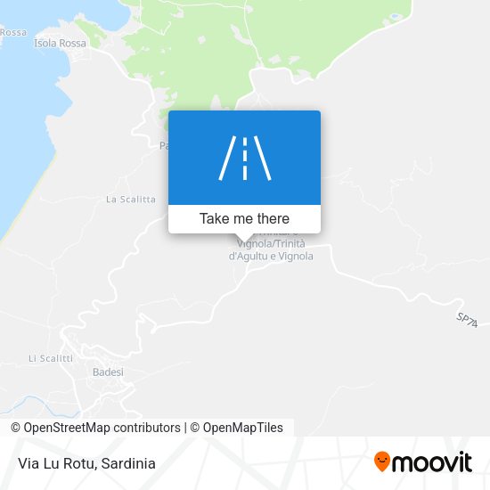 Via Lu Rotu map
