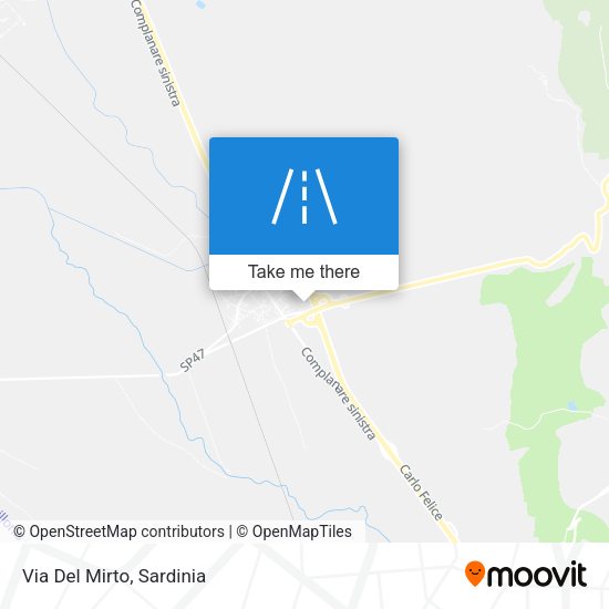 Via Del Mirto map
