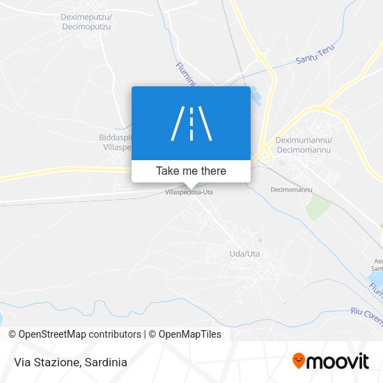Via Stazione map