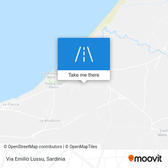 Via Emilio Lussu map