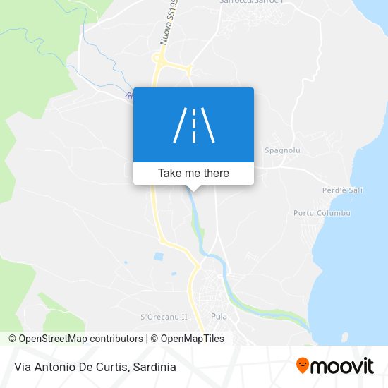 Via Antonio De Curtis map