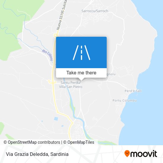 Via Grazia Deledda map