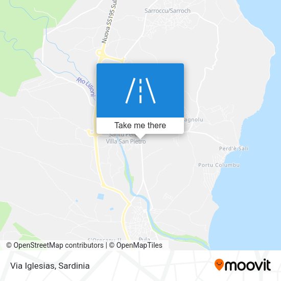 Via Iglesias map