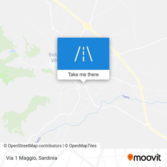 Via 1 Maggio map