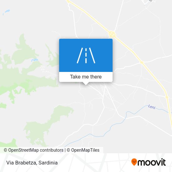 Via Brabetza map