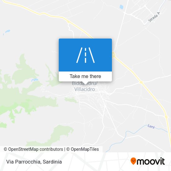 Via Parrocchia map