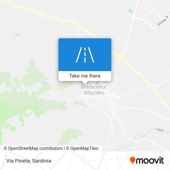 Via Pineta map